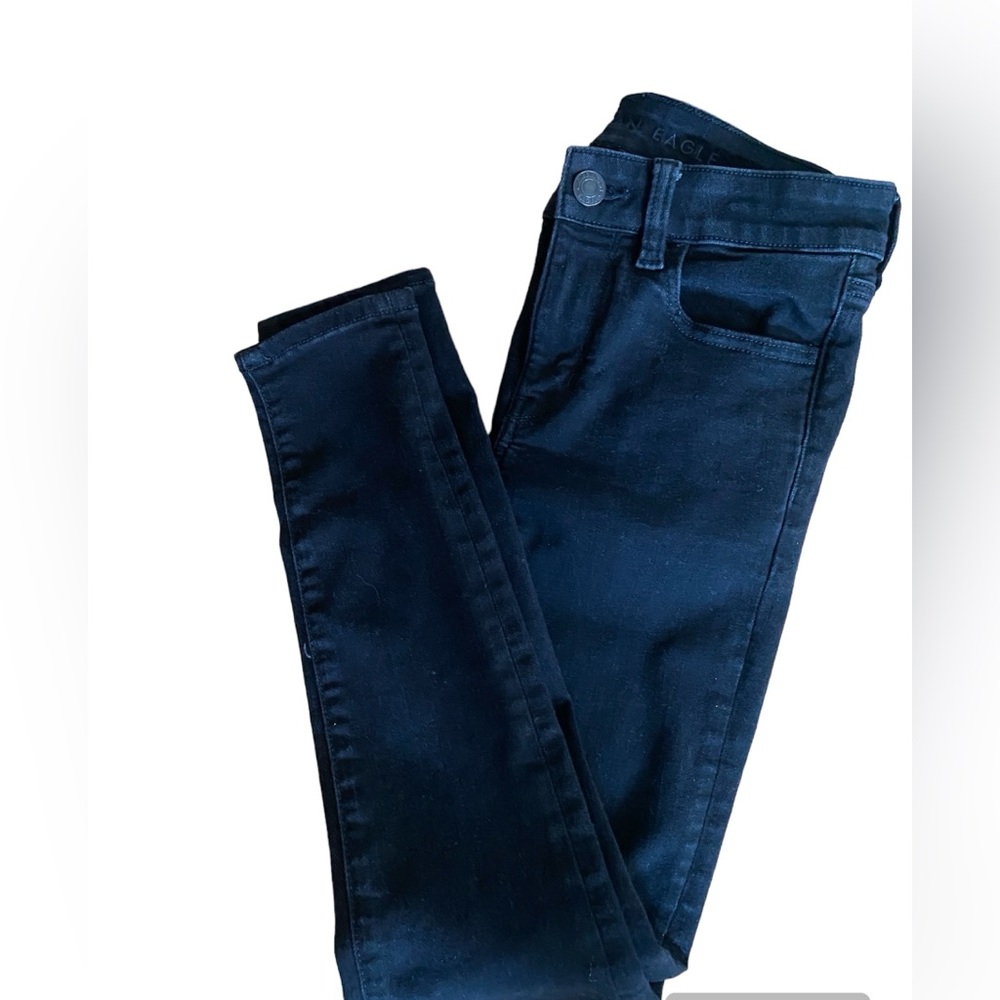 American Eagle skinny jeans black size 4